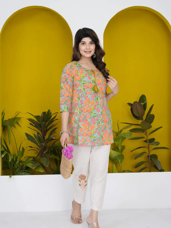 GREEN PATCHWORK CO-ORD SET – PURE COTTON, CHIC & COMFORTABLE