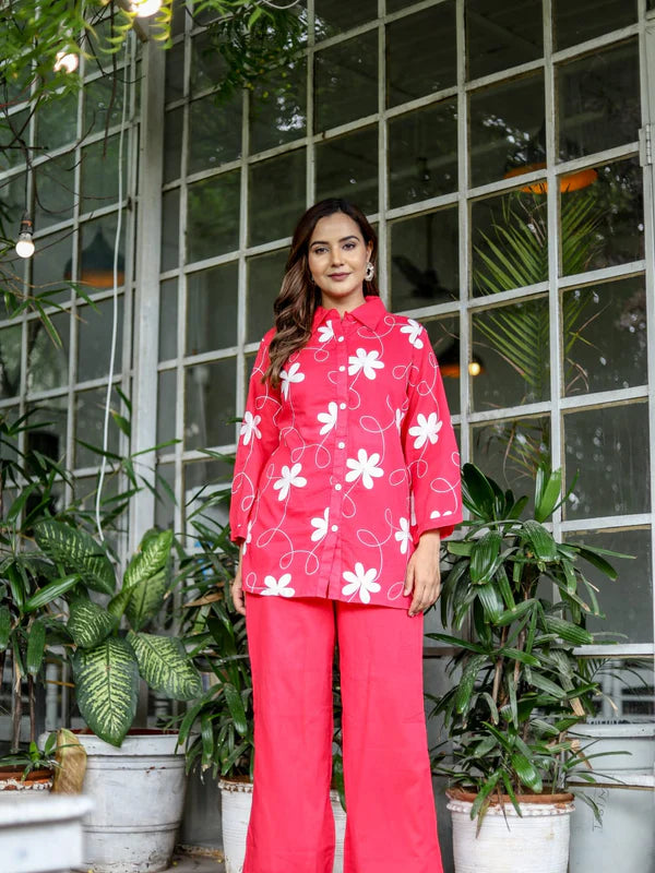 ROSE MEADOW MUL COTTON CO-ORD SET