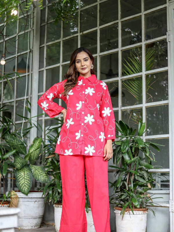 ROSE MEADOW MUL COTTON CO-ORD SET